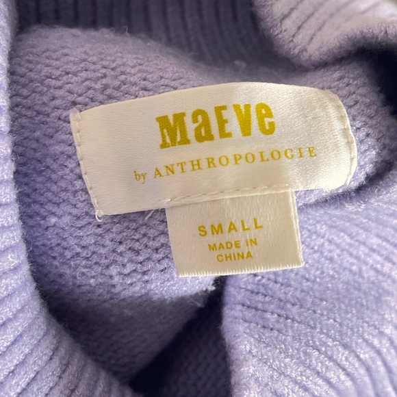 Anthropologie Lilac Crystal
Tunic Purple Mock Neck Sweater - Picture 8 of 9